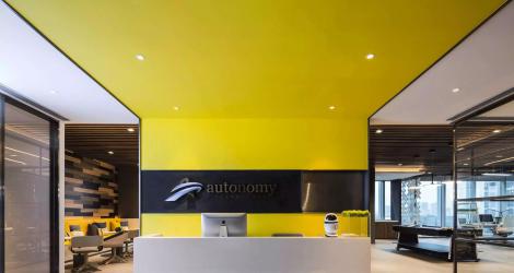 3000㎡中關(guān)村通航大廈辦公樓，材料和空間的對(duì)話！