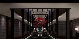 南寧秋潮會(huì)所現(xiàn)代中式裝修，注重中國(guó)風(fēng)